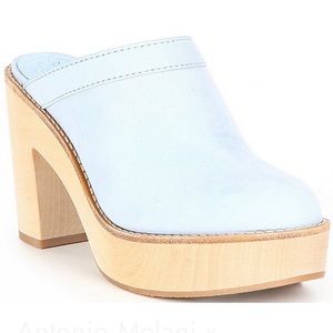 Antonio Melani x Kimberly Whitman Camellia Leather Clogs